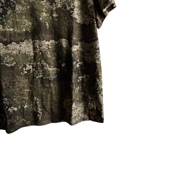 SHE Outdoor Camo V-Neck Tee Size XL NWOT 10 0501 - Picture 4 of 5